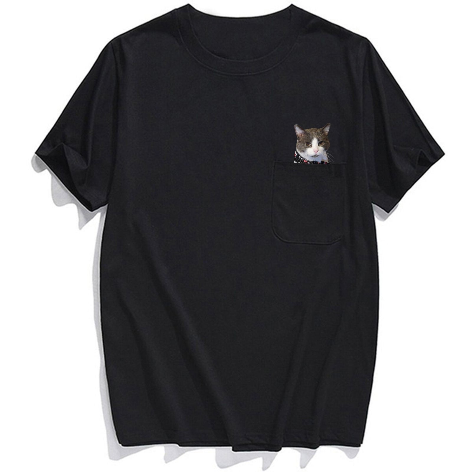 Best Super Mom Ever Cat Pocket T-shirt