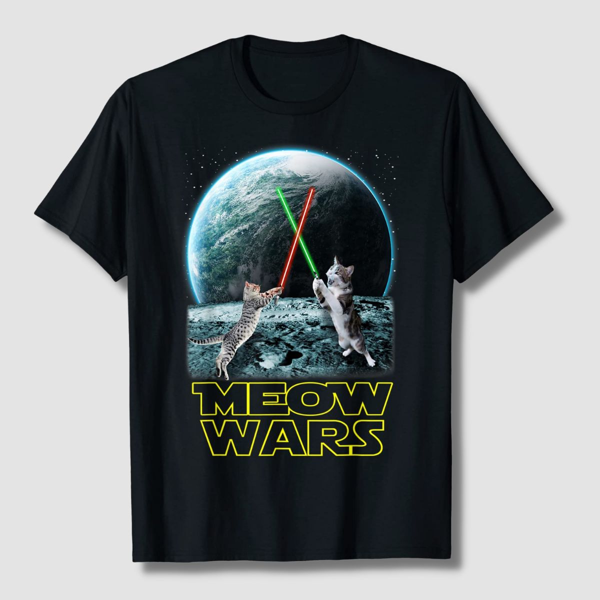 Meow Wars Cat T-Shirt
