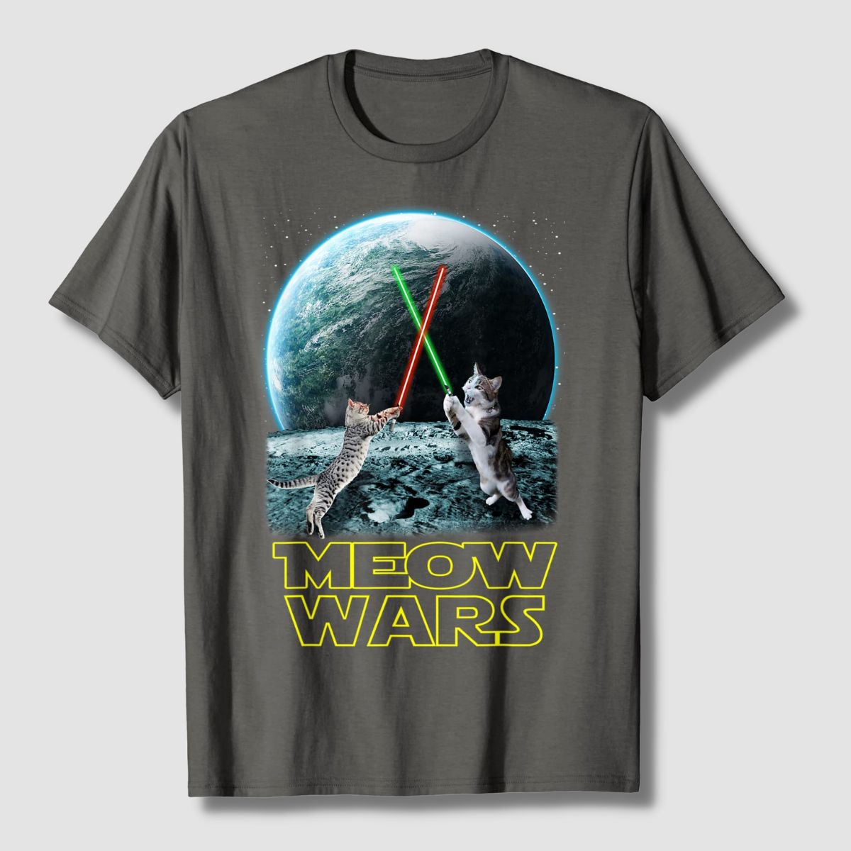Meow Wars Cat T-Shirt