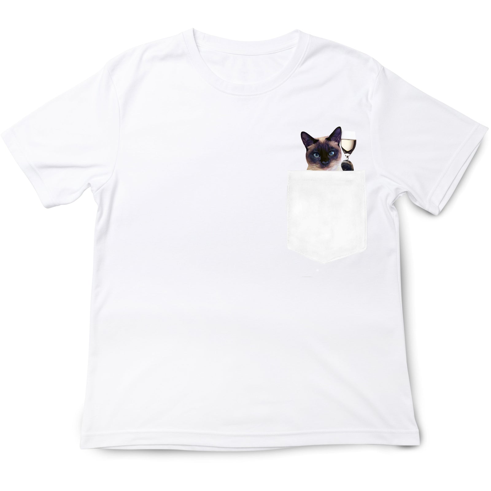 Simba The Siamese Pocket T-Shirt