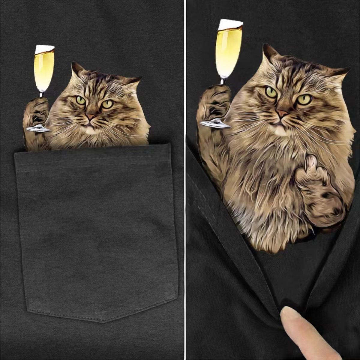 Norwegian "Wegie" Champagne Pocket T-Shirt