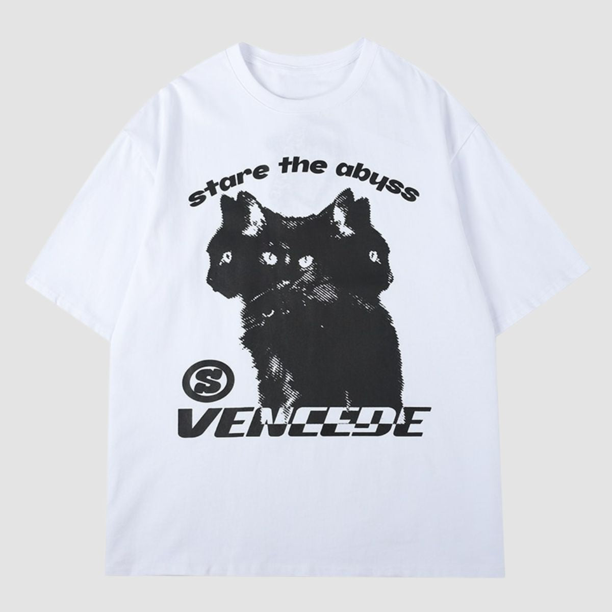 Stare The Abyss Cat T-Shirt