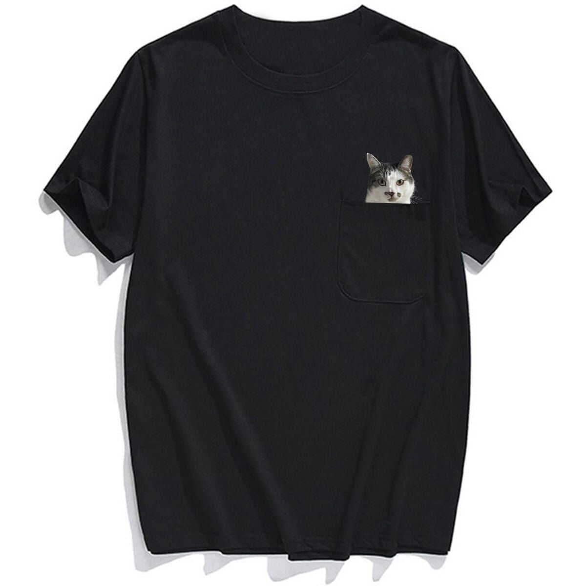 The Peace Cat Pocket T-shirt