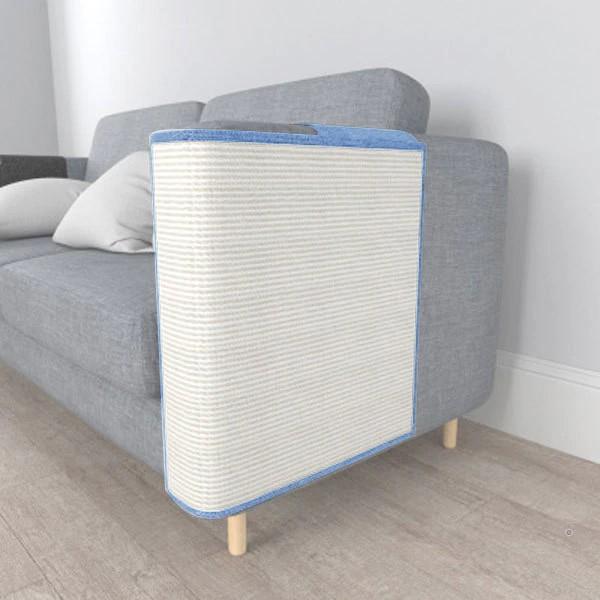 Anti-Cat Scratch Sofa/Furniture Protective Cover - Super Kitty Cats - 44245807-style2-blue-left-china