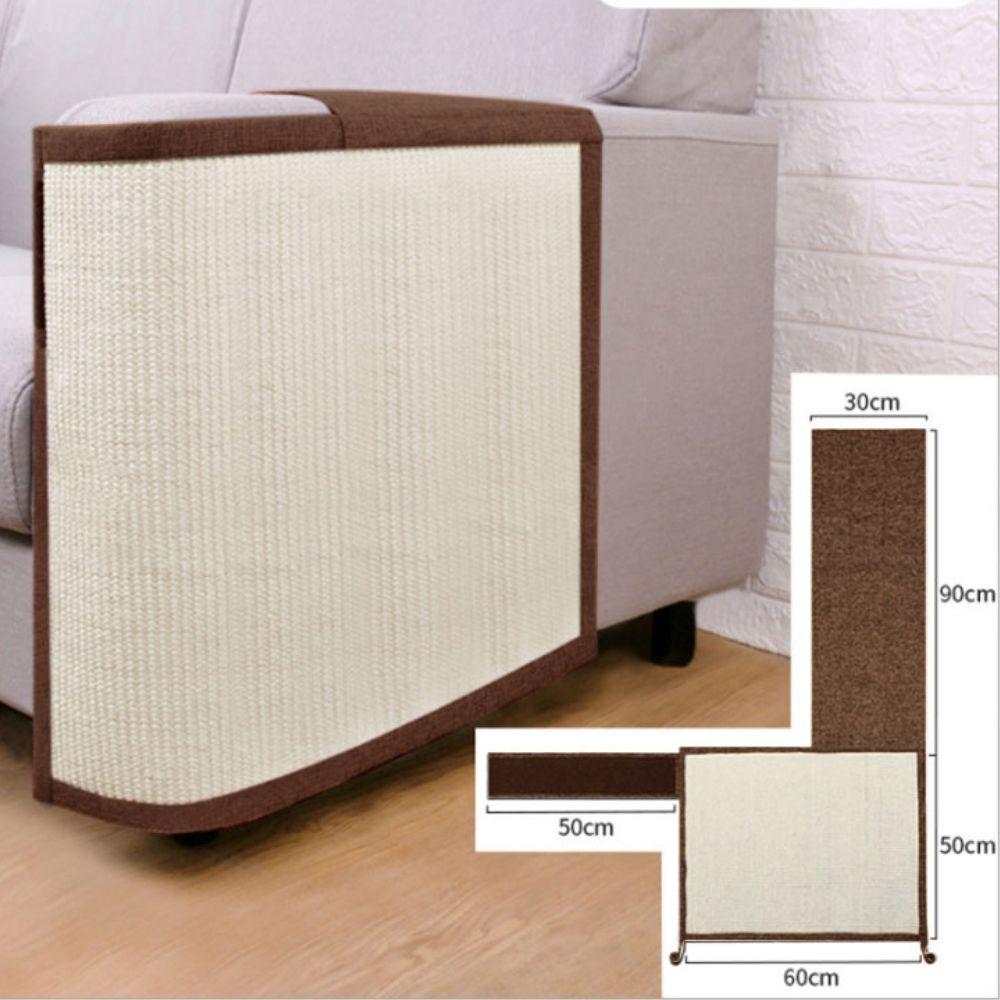 Anti-Cat Scratch Sofa/Furniture Protective Cover - Super Kitty Cats - 44245807-style2-brown-left-china