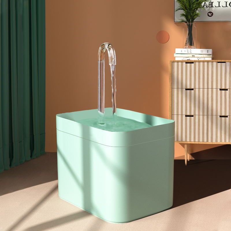 Automatic Cat Water Dispenser - Super Kitty Cats - 3256804871957057-1 5L-green Us