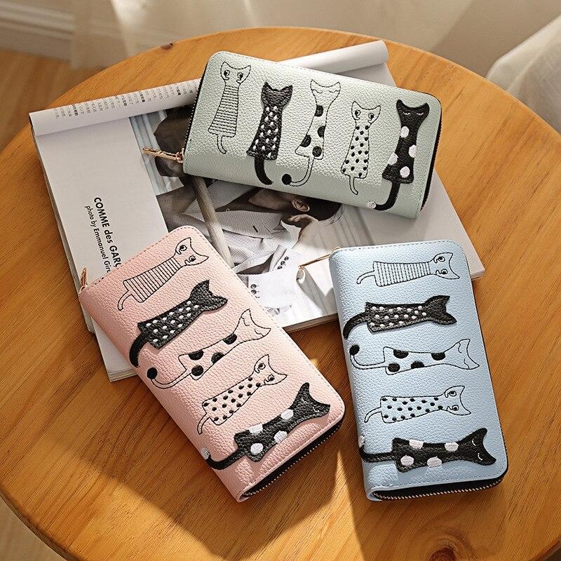 Cat Lady Wallet - Super Kitty Cats - 26754011-creamy-white