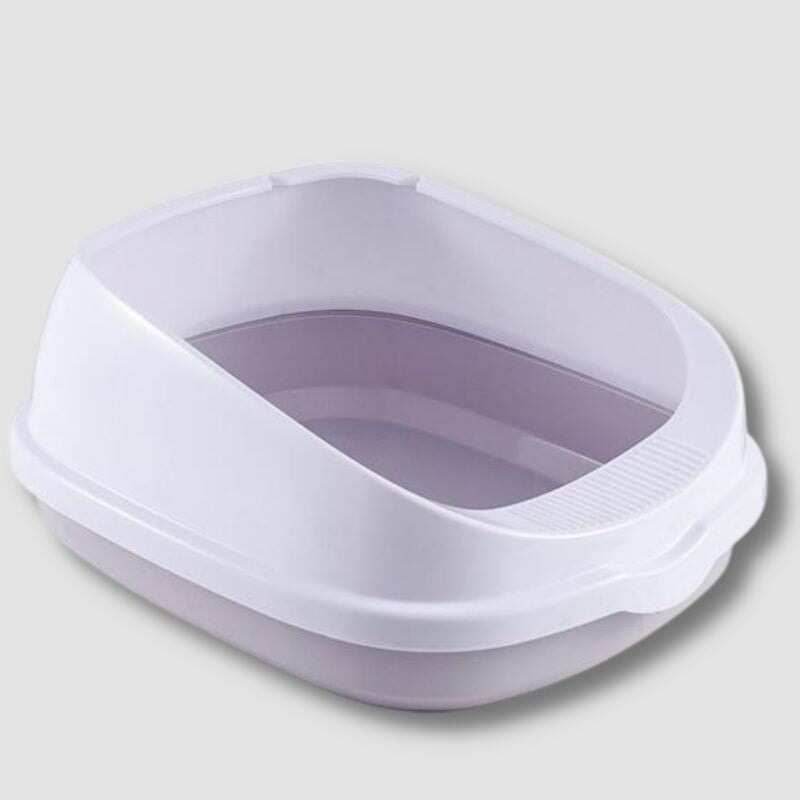 Cat Litter Box with Scoop - Super Kitty Cats - 31546494-gray-s