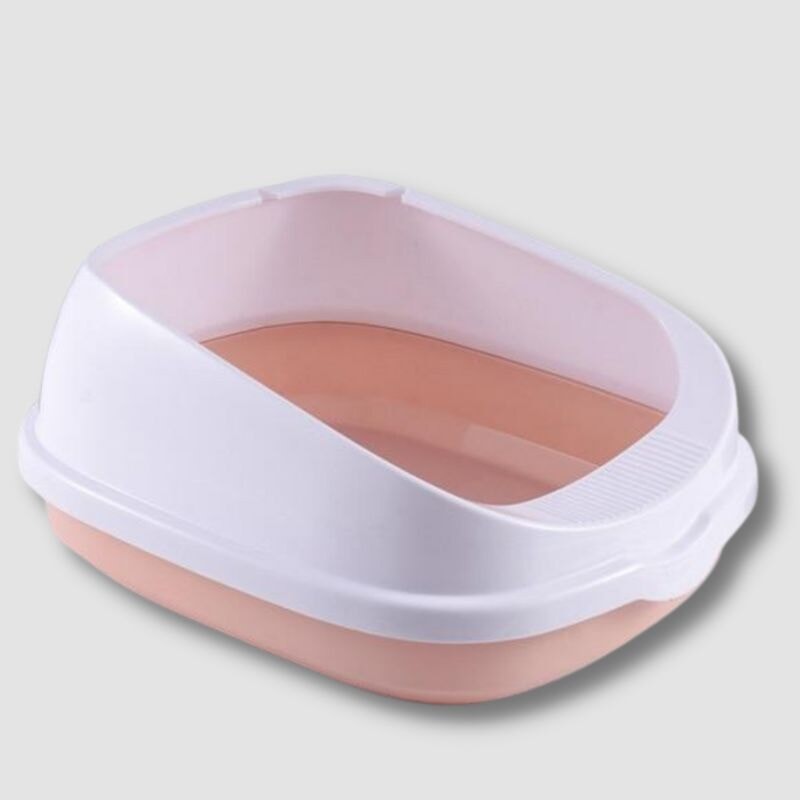 Cat Litter Box with Scoop - Super Kitty Cats - 31546494-pink-s