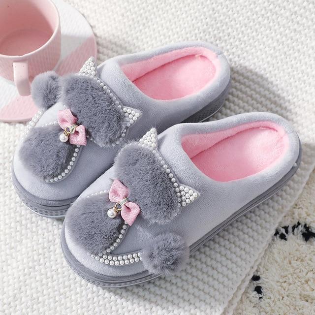 Comfy Cat Bedroom Women's Slippers - Super Kitty Cats - 41236891-3-38