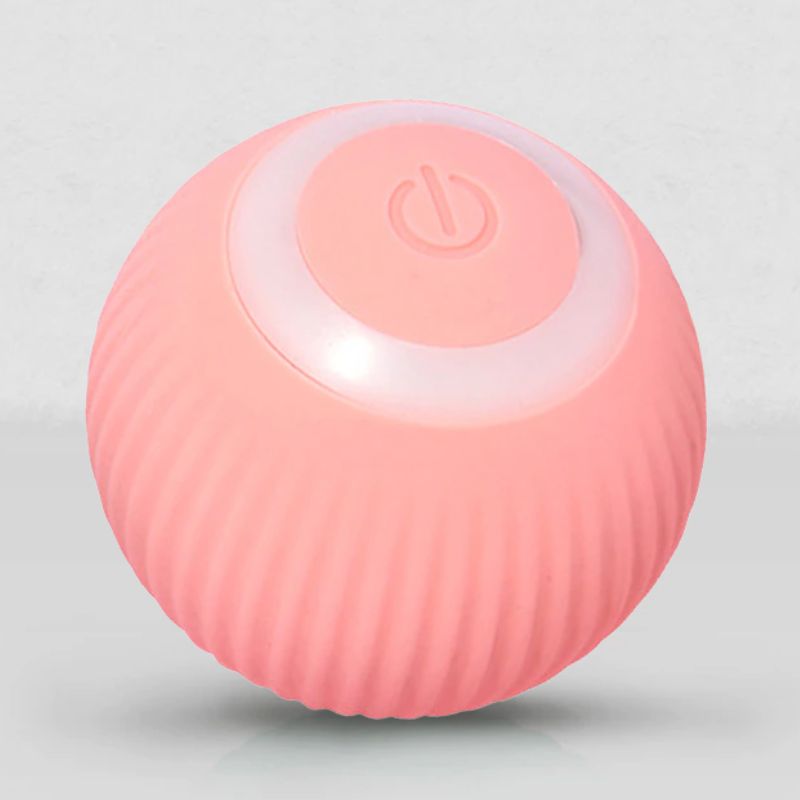 Electric Rolling Ball Cat Toy - Super Kitty Cats - 14:193#Smart Pink Ball