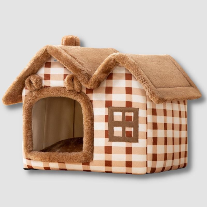 Foldable Cat House - Super Kitty Cats - 1005004857858091-S 39x32x34cm-Brown Bear