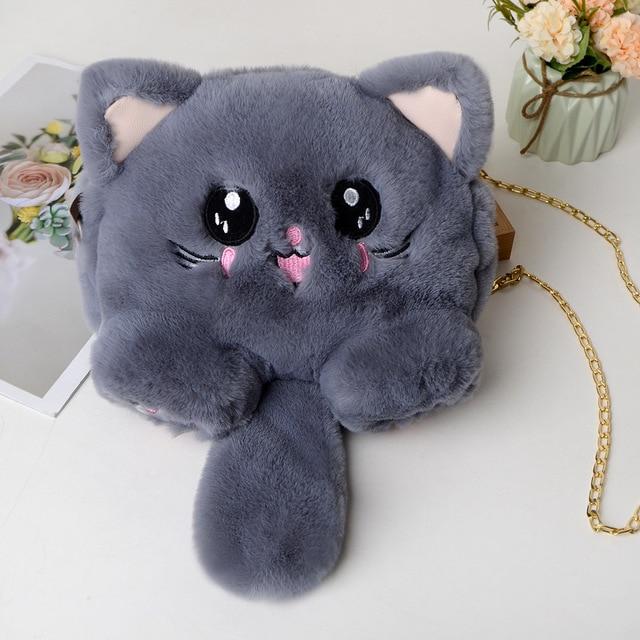 Furry Kitty Sling Bag - Super Kitty Cats - 41904334-02