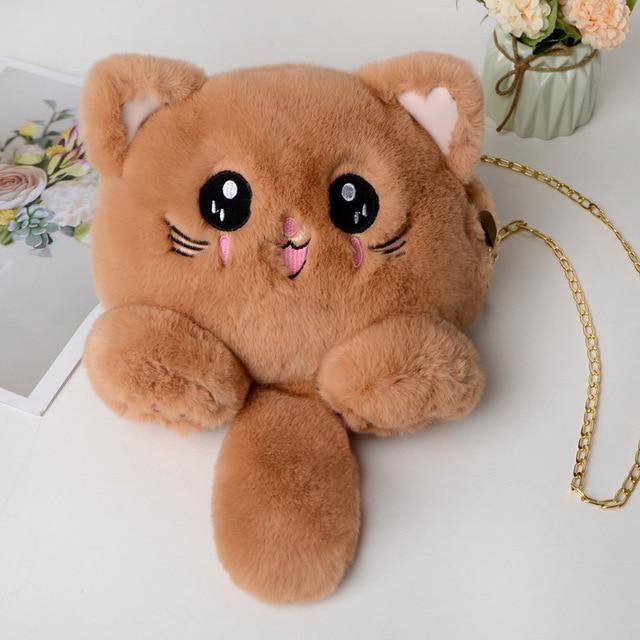 Furry Kitty Sling Bag - Super Kitty Cats - 41904334-07