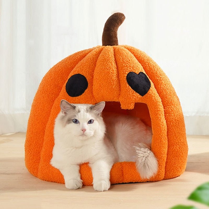 Halloween Pumpkin Cat Bed - Super Kitty Cats - 14:29#Pumpkin;5:100014064