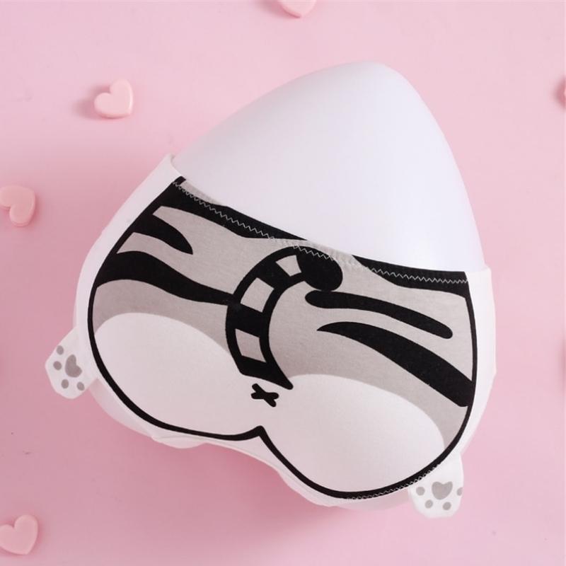 Kawaii Neko Panties (Pack of 3) - Super Kitty Cats - 28672083-3pcs-one-set-s