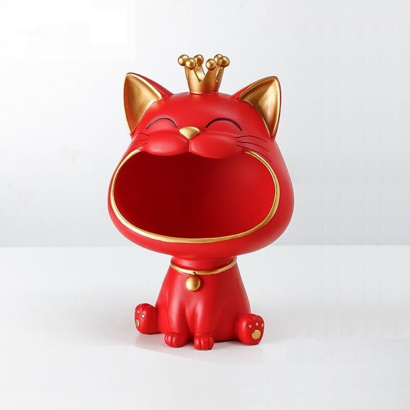 Lucky Cat Storage Decor - Super Kitty Cats - 42371325-red