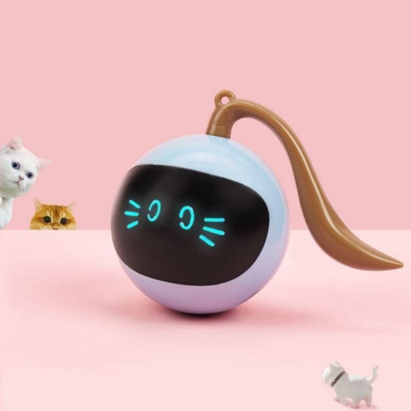 Robo-fitness Ball Cat Toy - Super Kitty Cats - 44337966-with-usb