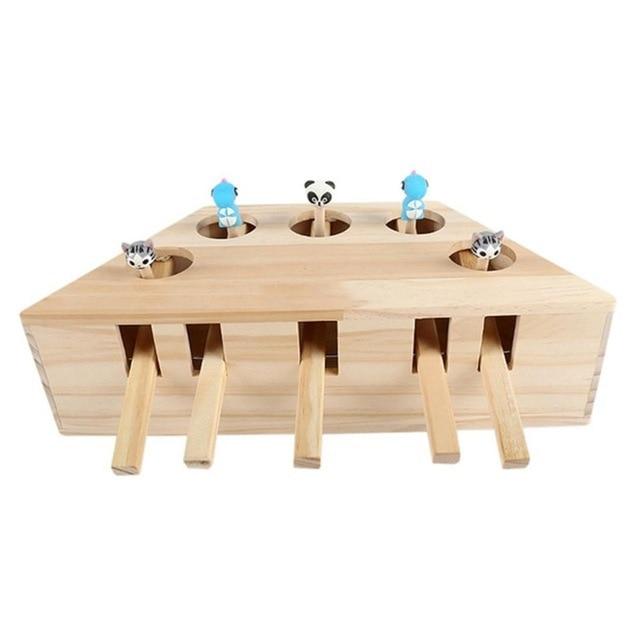 Tease & Catch Wooden Cat Toy - Super Kitty Cats - 36173063-as-picture-l-china