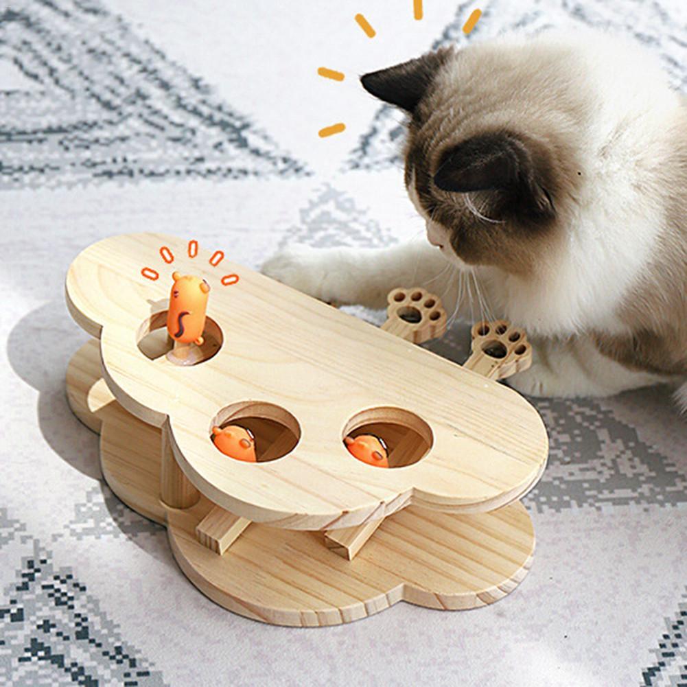 Whack-A-Mole Interactive Cat Toy - Super Kitty Cats - 29830549-b