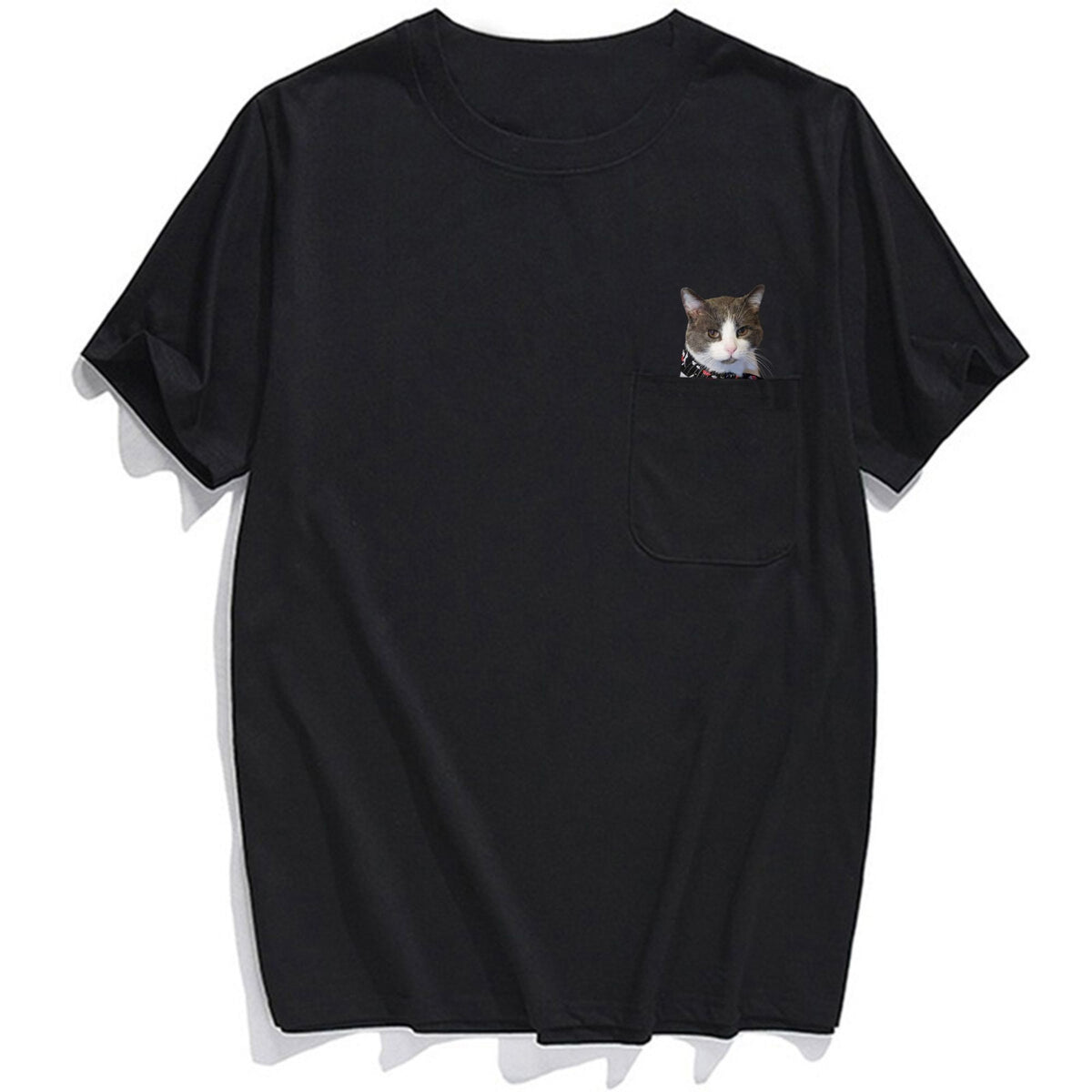 Best Super Mom Ever Cat Pocket T-shirt