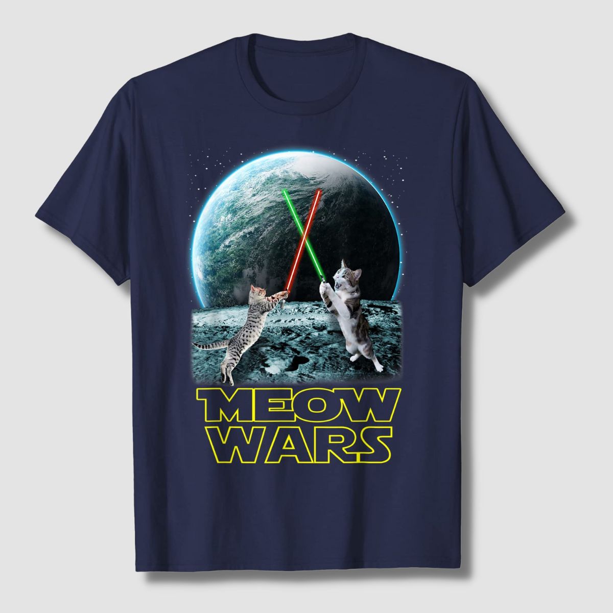 Meow Wars Cat T-Shirt