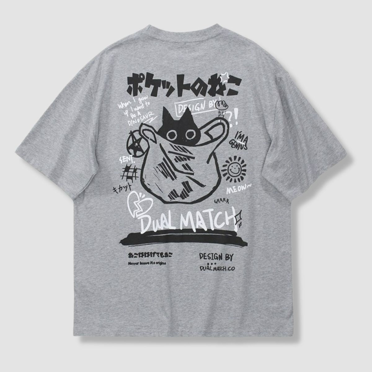 Japanese Hip-Hop Cat T-Shirt