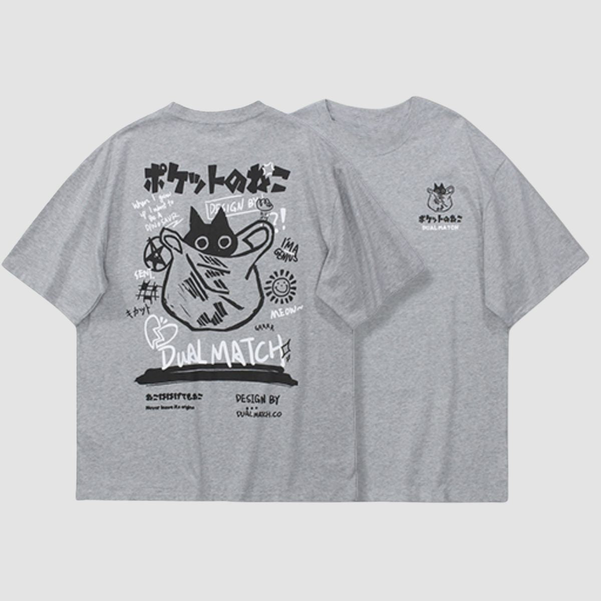 Japanese Hip-Hop Cat T-Shirt