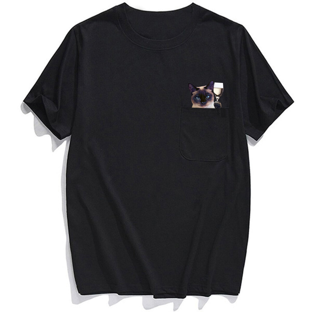 Simba The Siamese Pocket T-Shirt