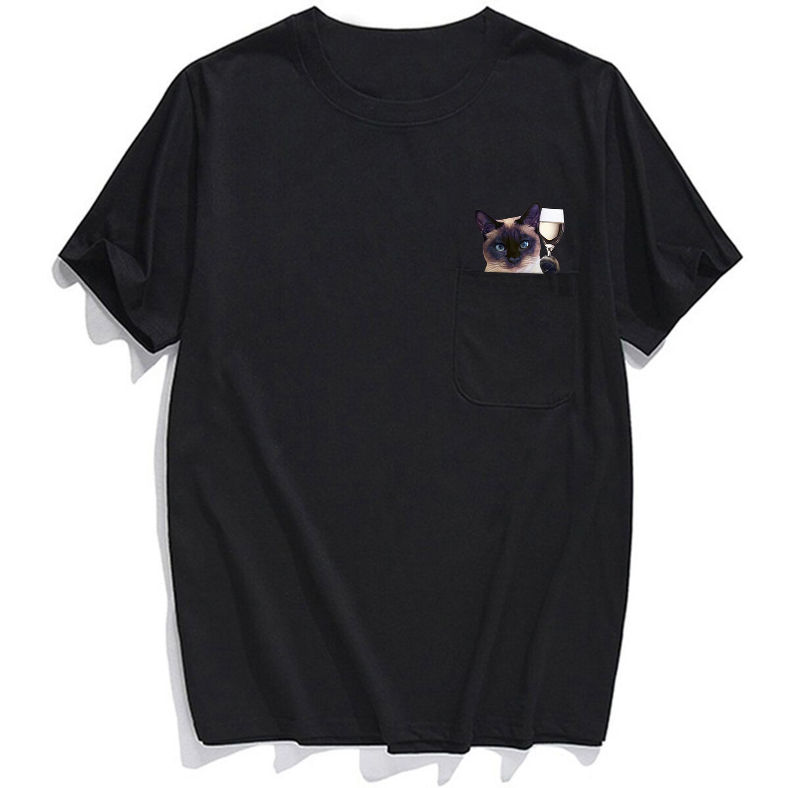Simba The Siamese Pocket T-Shirt