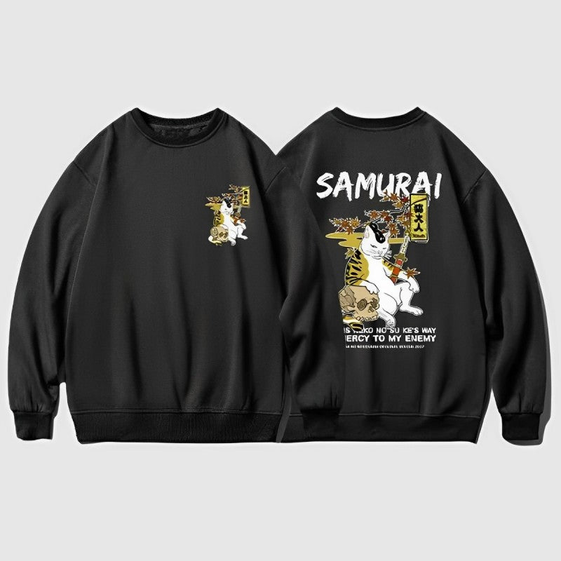 Japanese Cat Oversized Sweater