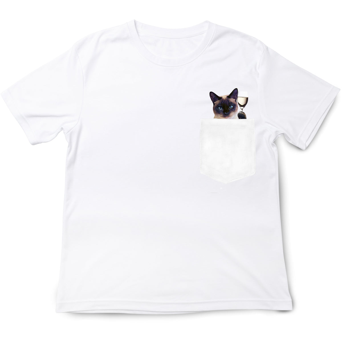 Simba The Siamese Pocket T-Shirt