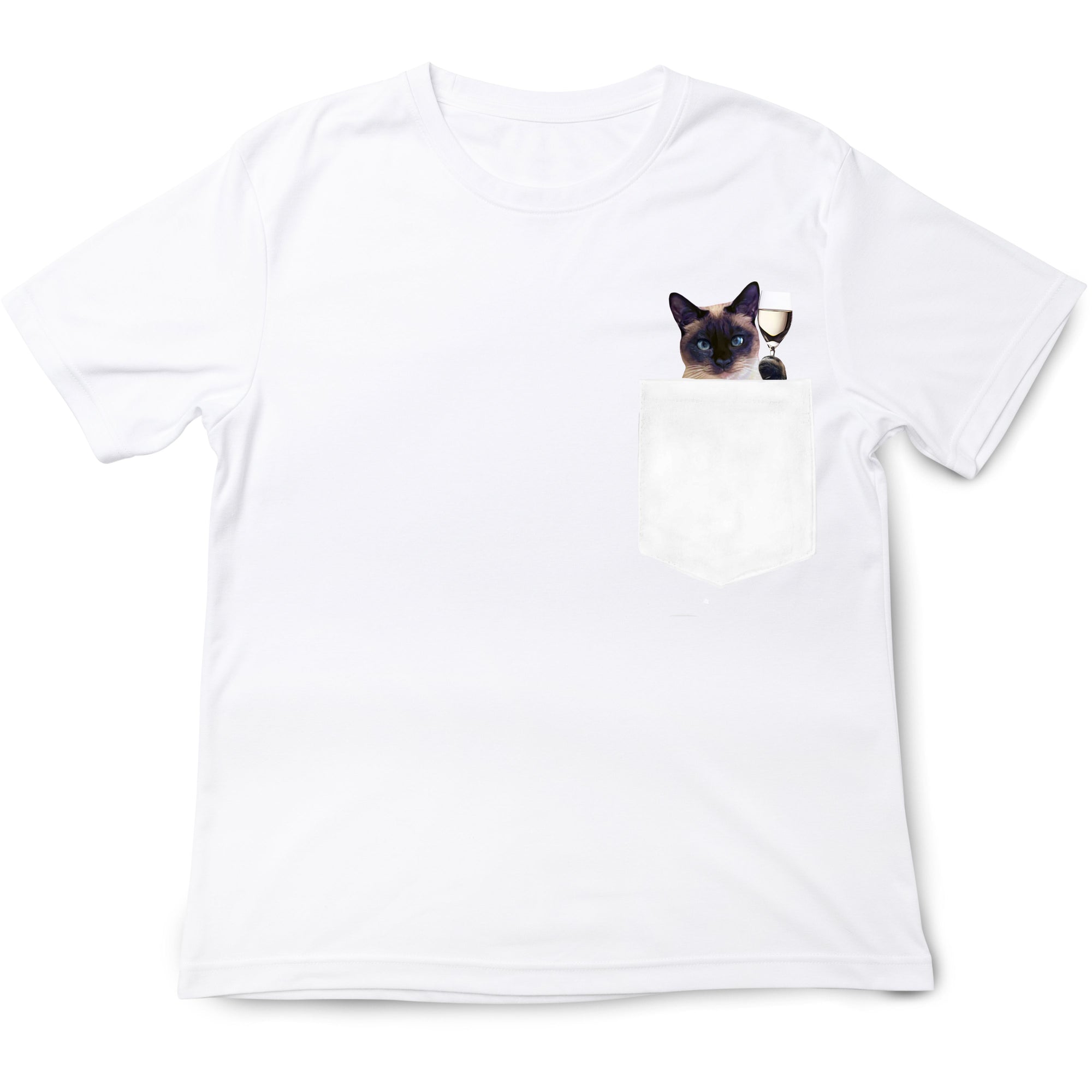 Simba The Siamese Pocket T-Shirt