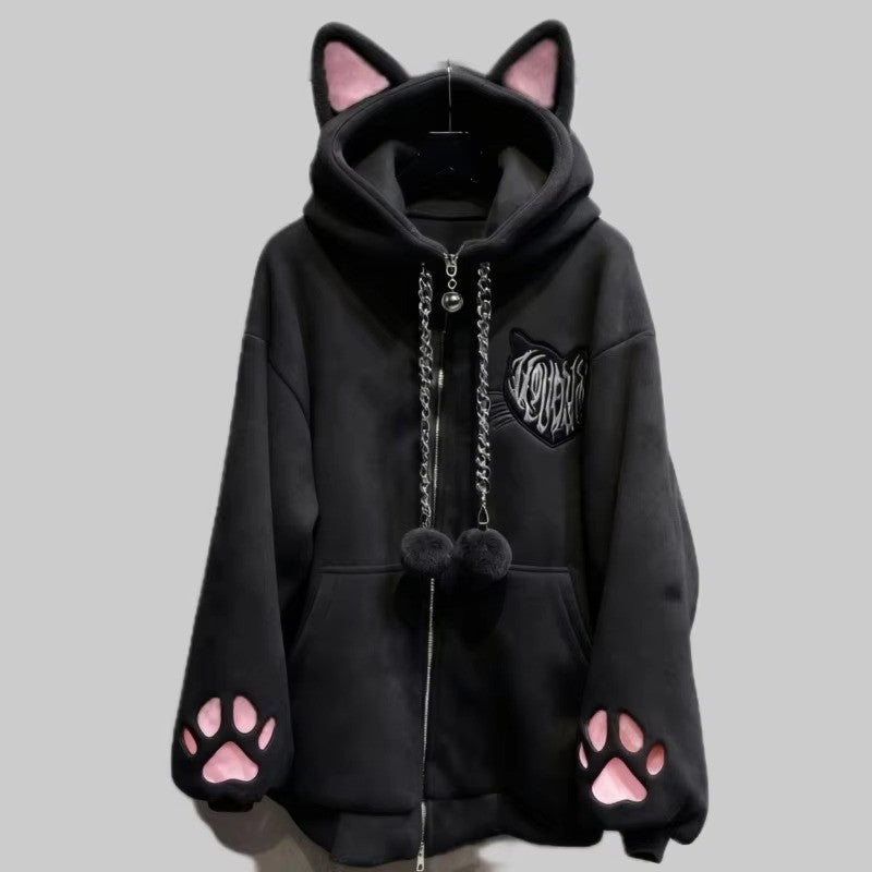 Kawaii Cat Ear Gamer Hoodie