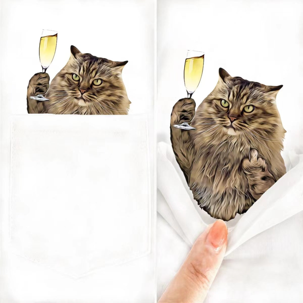 Norwegian "Wegie" Champagne Pocket T-Shirt