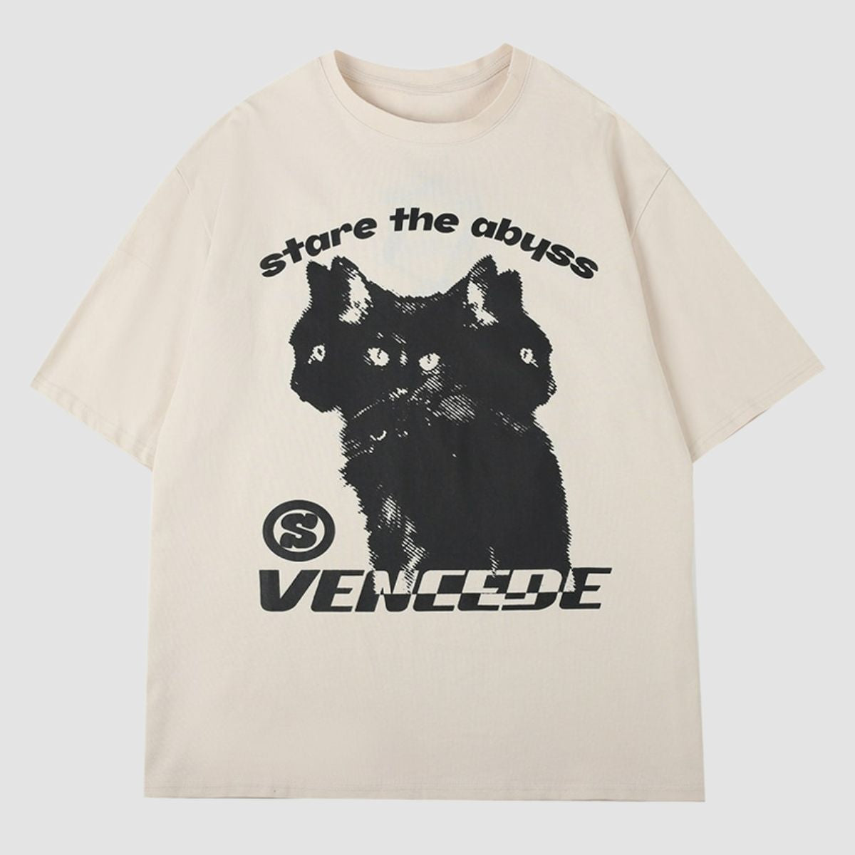Stare The Abyss Cat T-Shirt