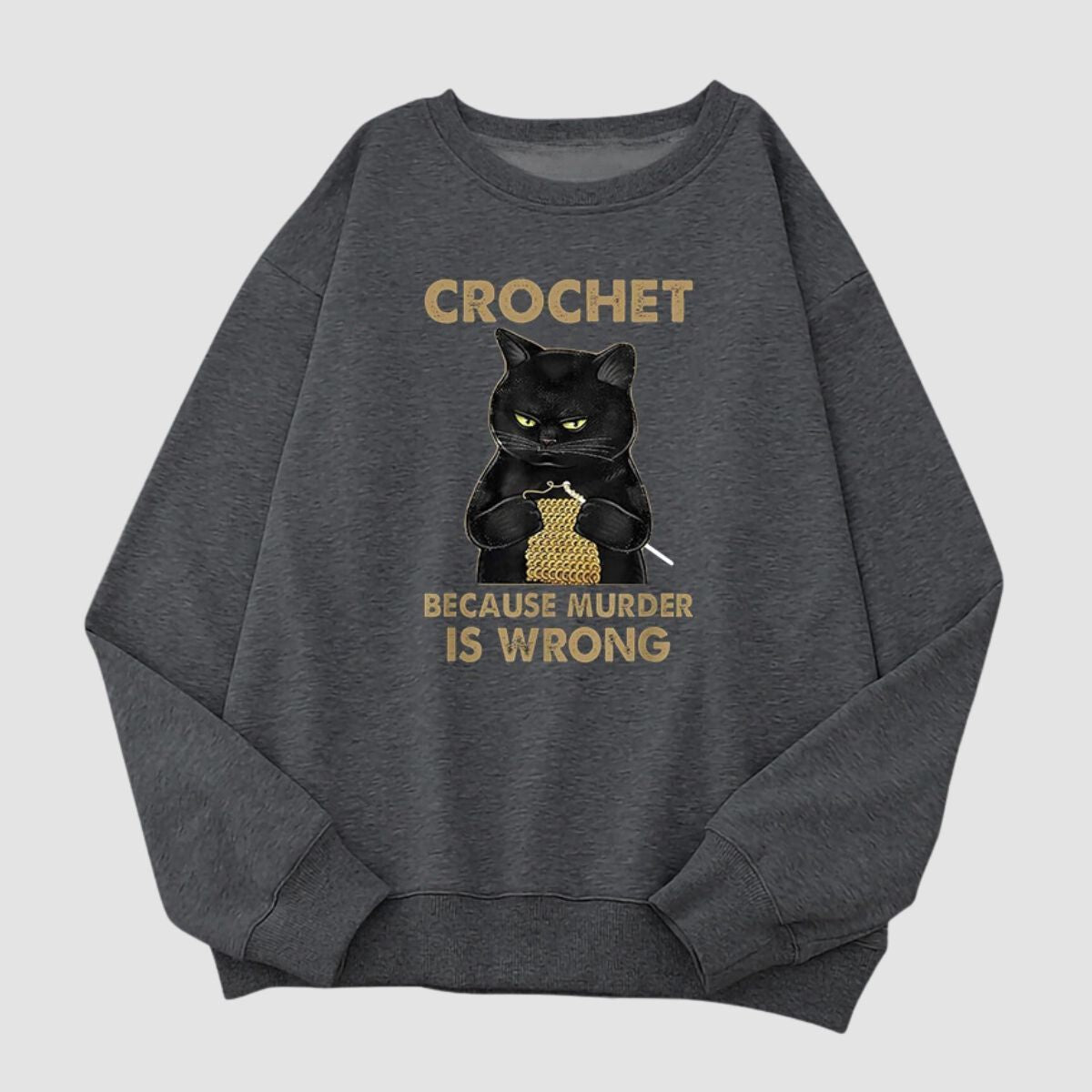 Funny Crochet Cat Sweater