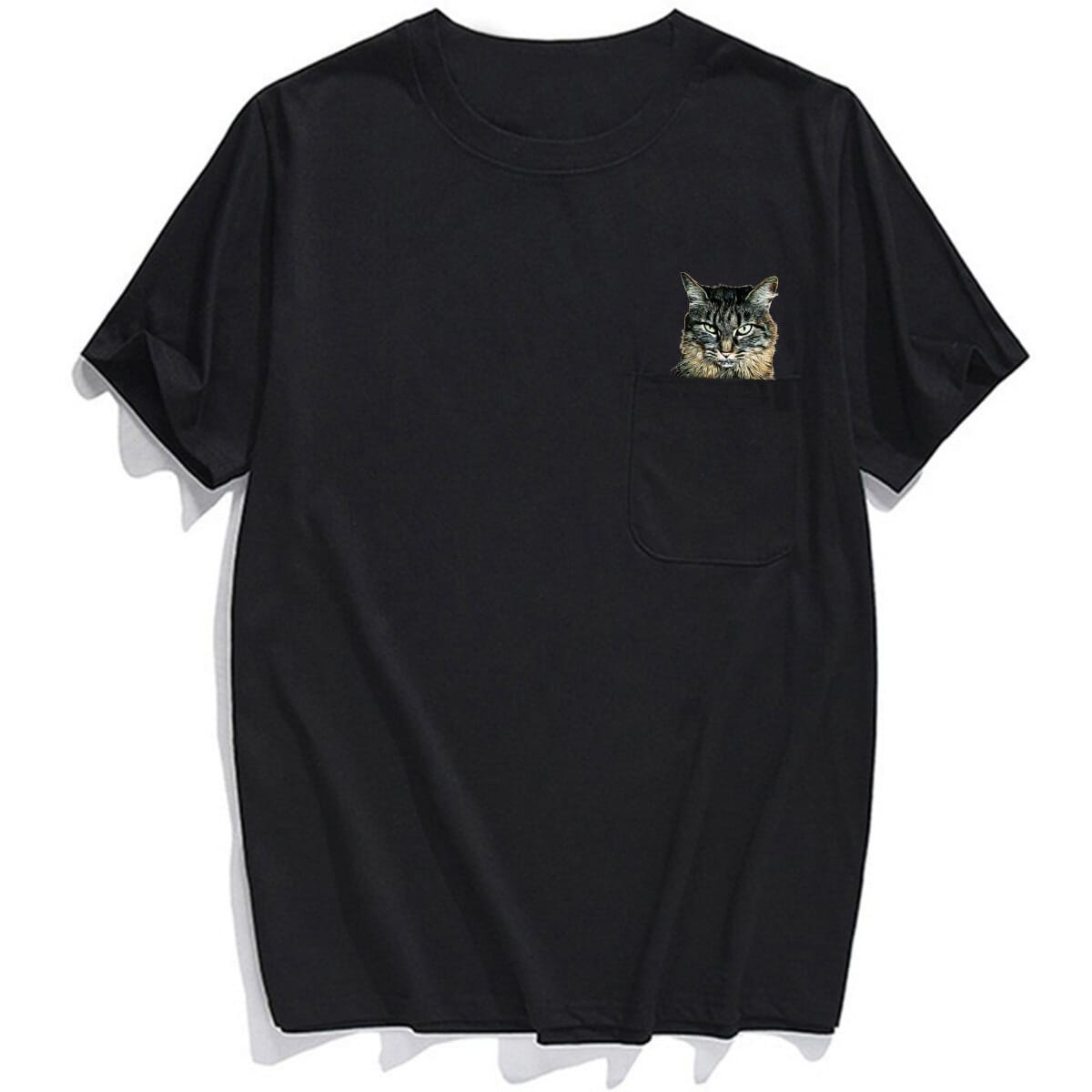 Norwegian Forest Cat Double F Pocket T-shirt