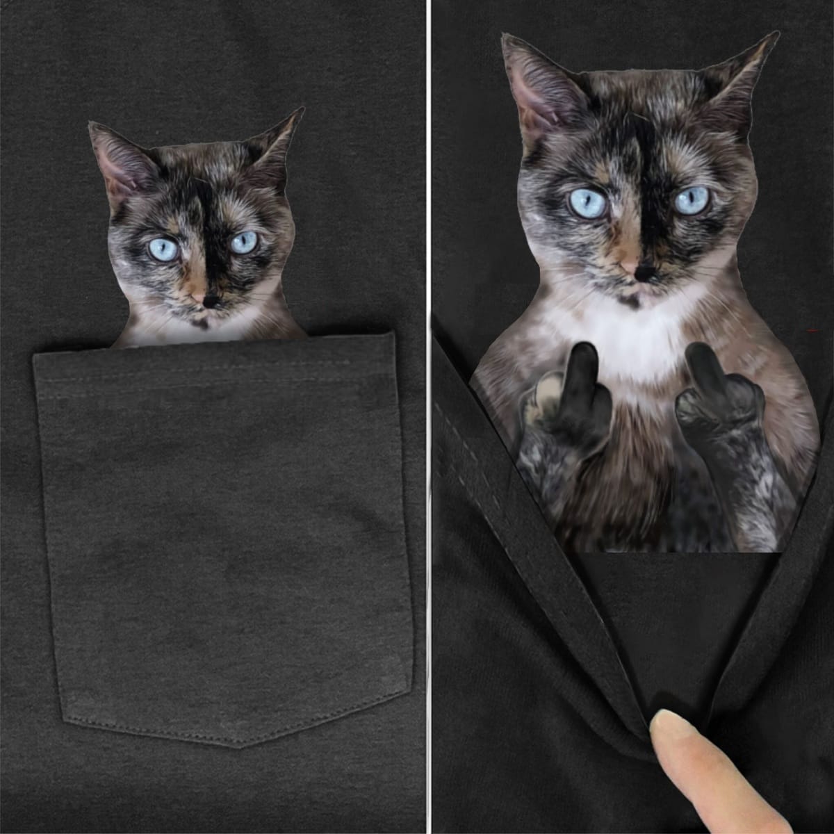 Blue Eyes Double F Pocket T-shirt