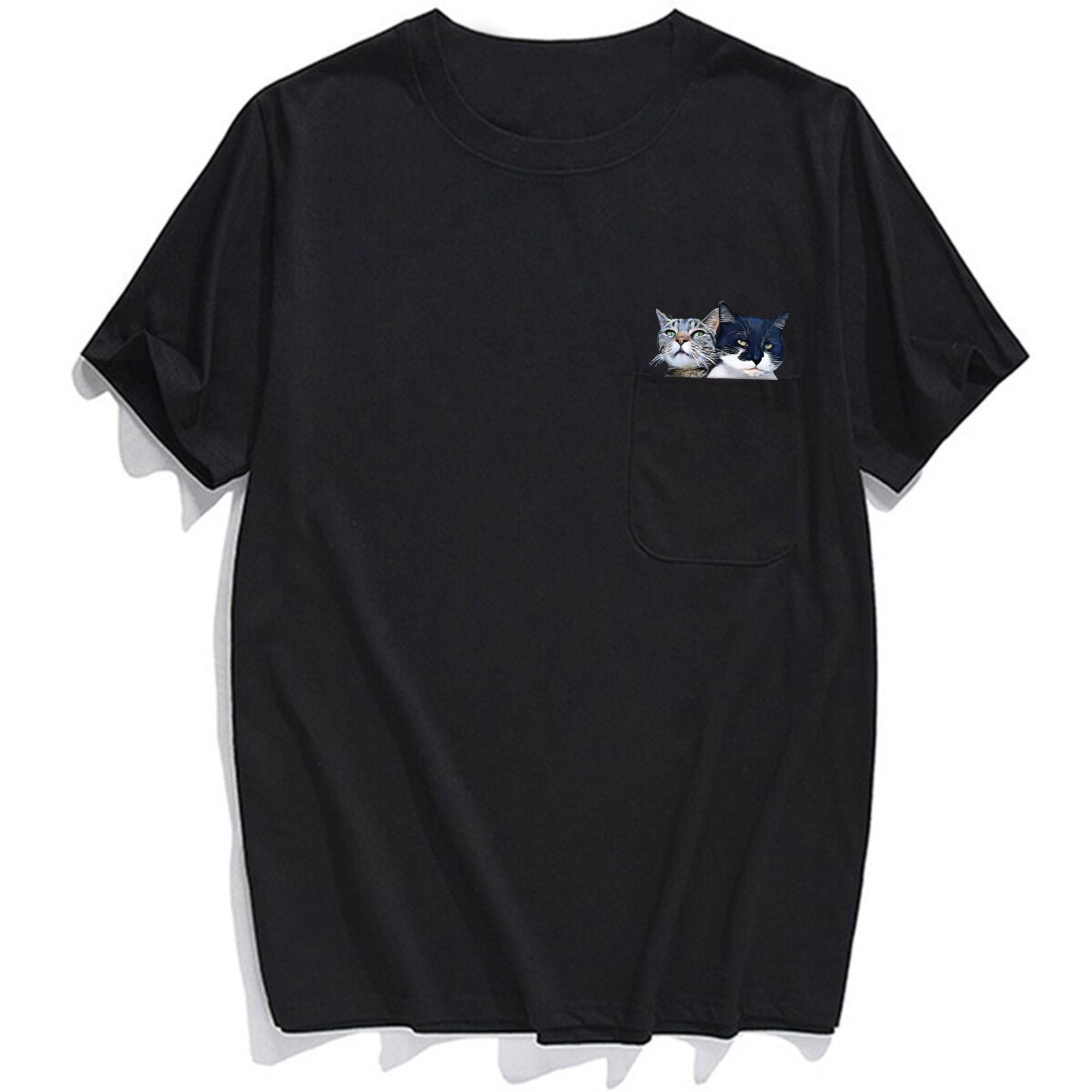 The Cat Brothers Pocket T-shirt