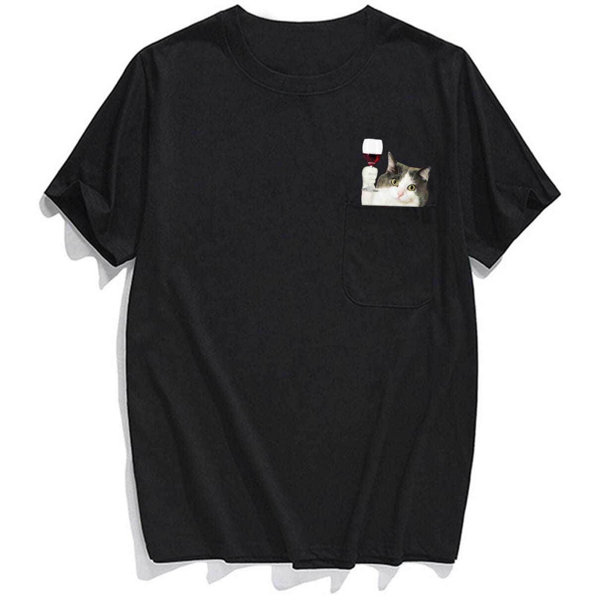 Ragamuffin Red Wine Pocket T-Shirt