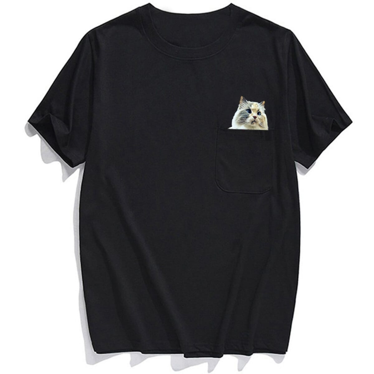 Garage Time Cat Pocket T-Shirt