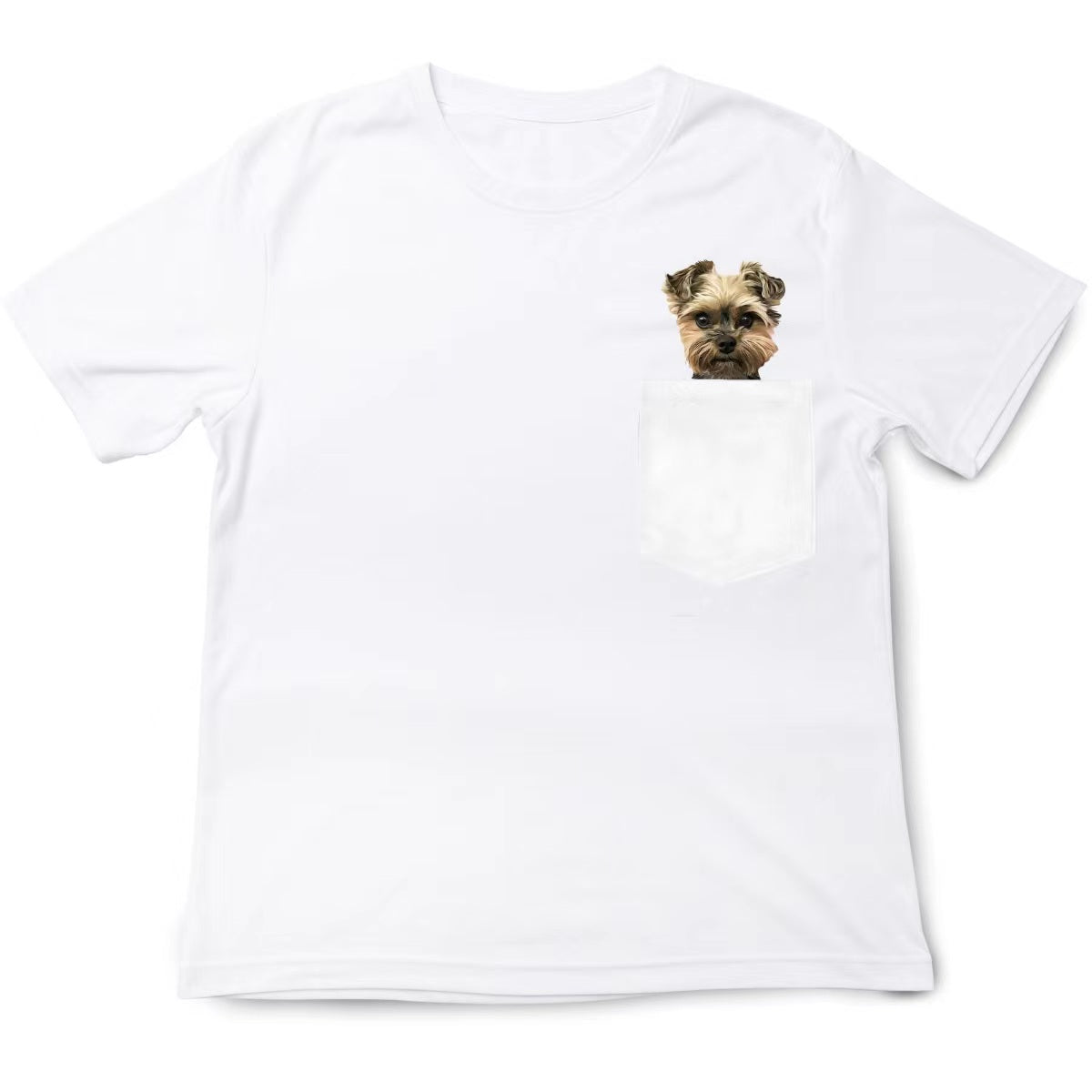The Party Terrier Dog Pocket T-shirt