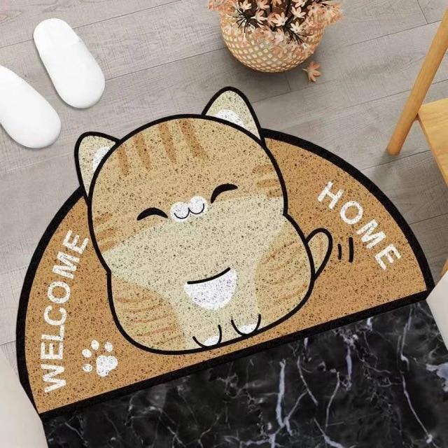 Cartoon Cat Floor Mat