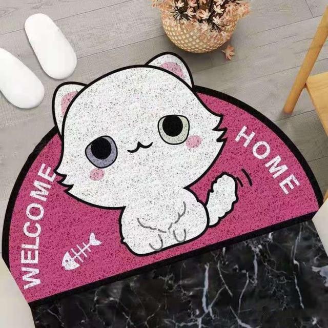 Cartoon Cat Floor Mat