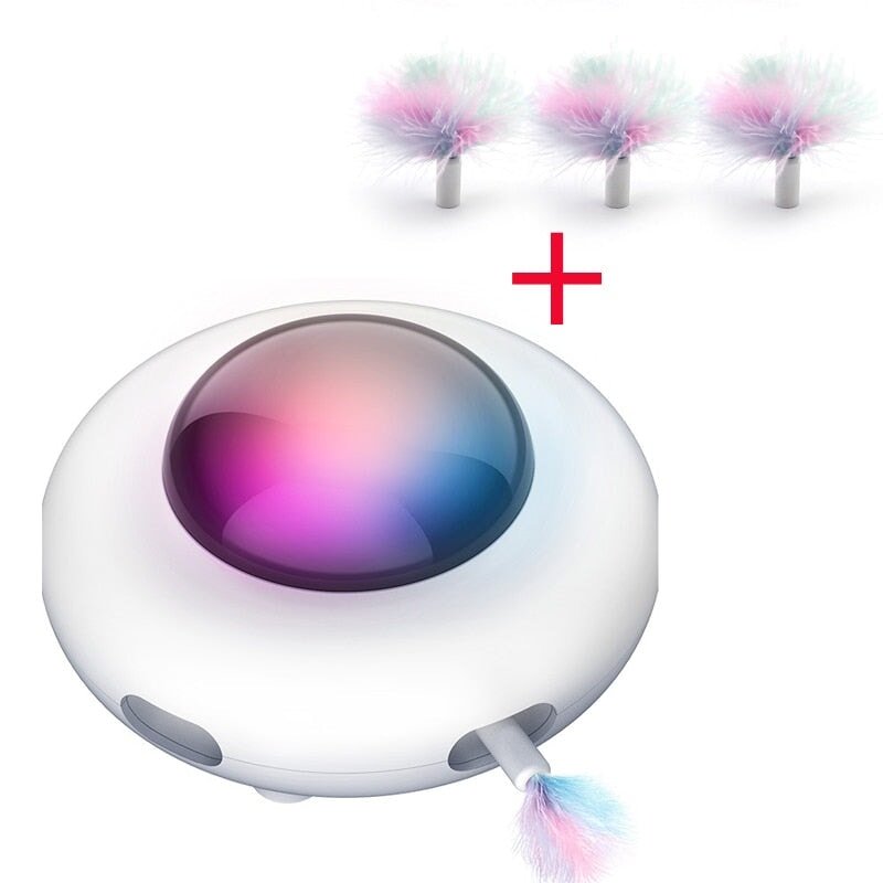 2 in 1 UFO Smart Cat Toy - Super Kitty Cats - 1005003870099908-set 1