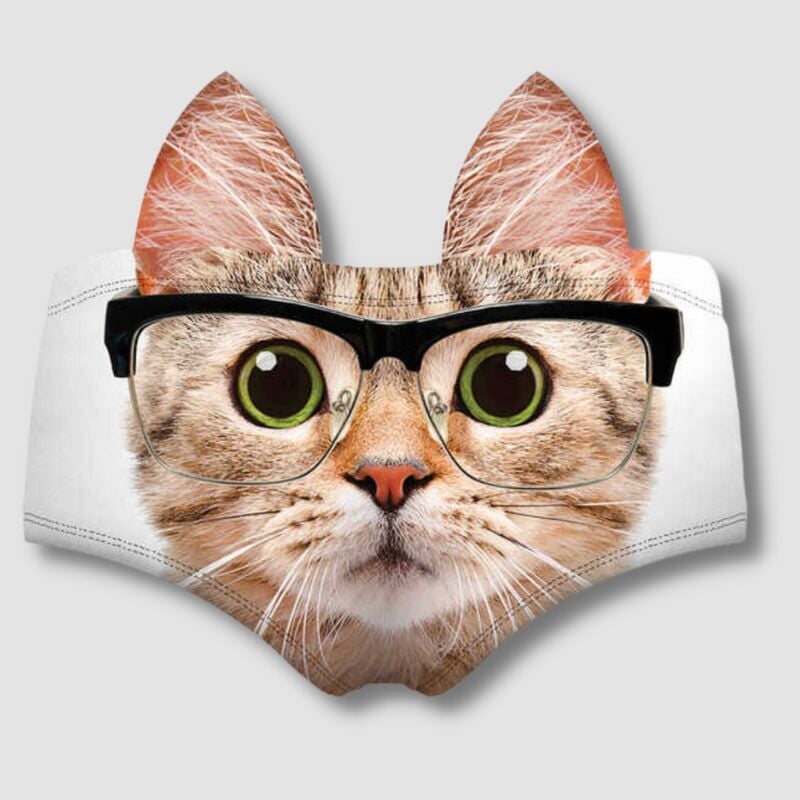 3D Cat Panties (Pack of 5) - Super Kitty Cats - 2255800247605099-3-1pc