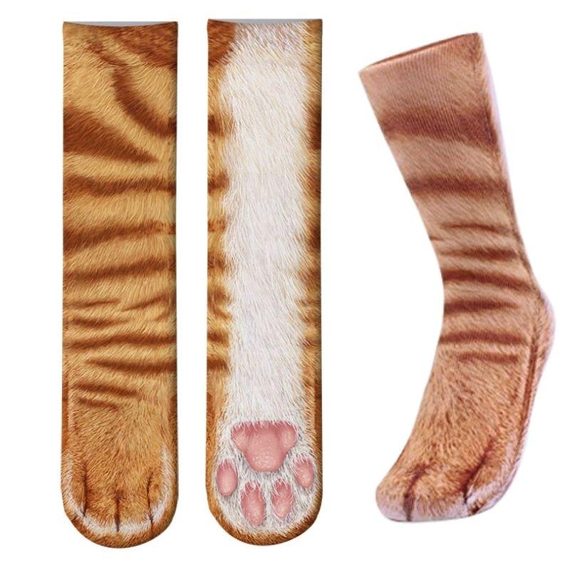 Cute Kitty Paw Socks - Set of 3 - 6 Patterns from Apollo Box