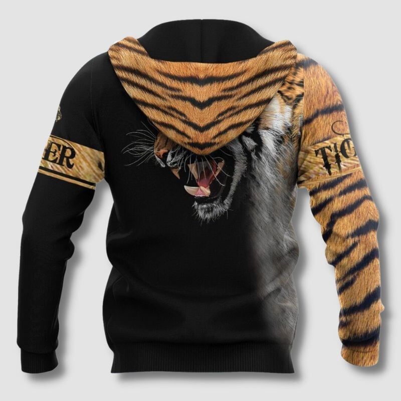 3D Printed Tiger Hoodies - Super Kitty Cats - 41351693-hoodies-xxxl