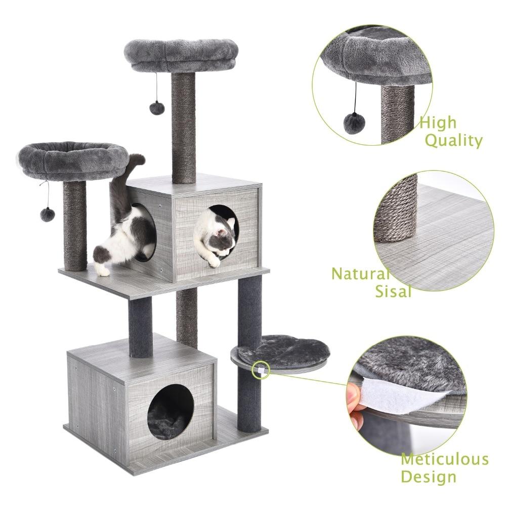 Almighty Cat Tower - Super Kitty Cats - 29162860-amt0027gy-xl-france